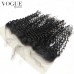 Kinky Curly 13x4 Lace Frontal Closure With Baby Hair,Natural Color